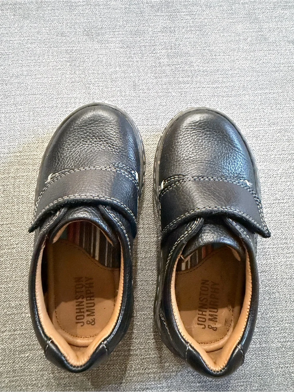Johnston & Murphy black leather
